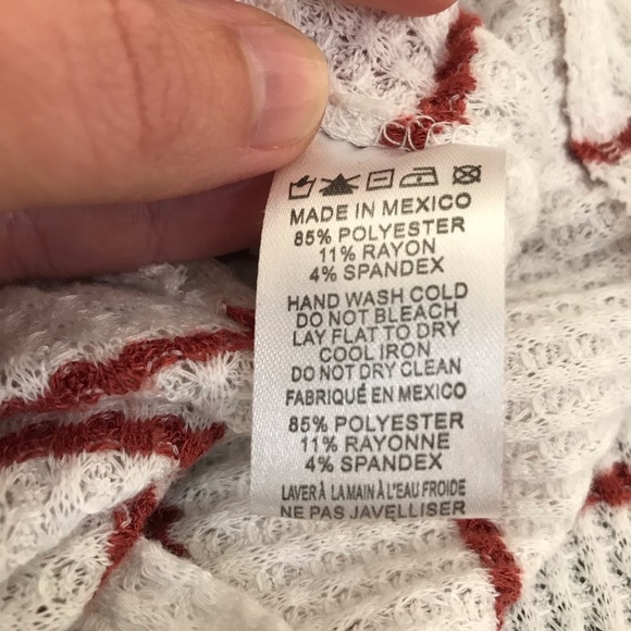 Paper Crane Striped Long Sleeve Top | High Side Slits - Picture 10 of 12